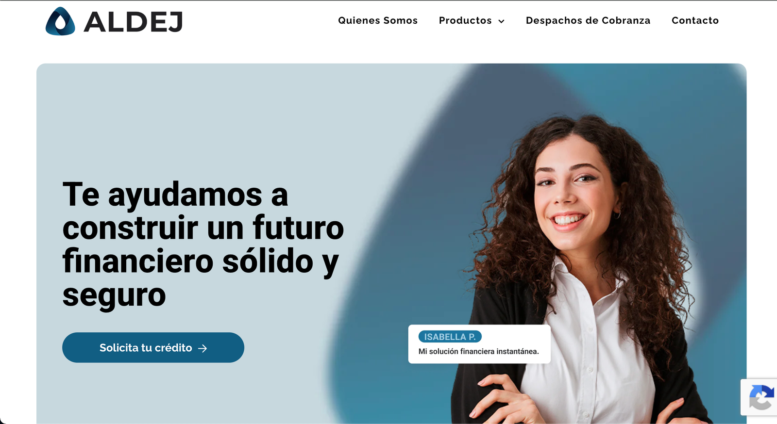 Sitio web ALDEJ desarrollado por Nuvex