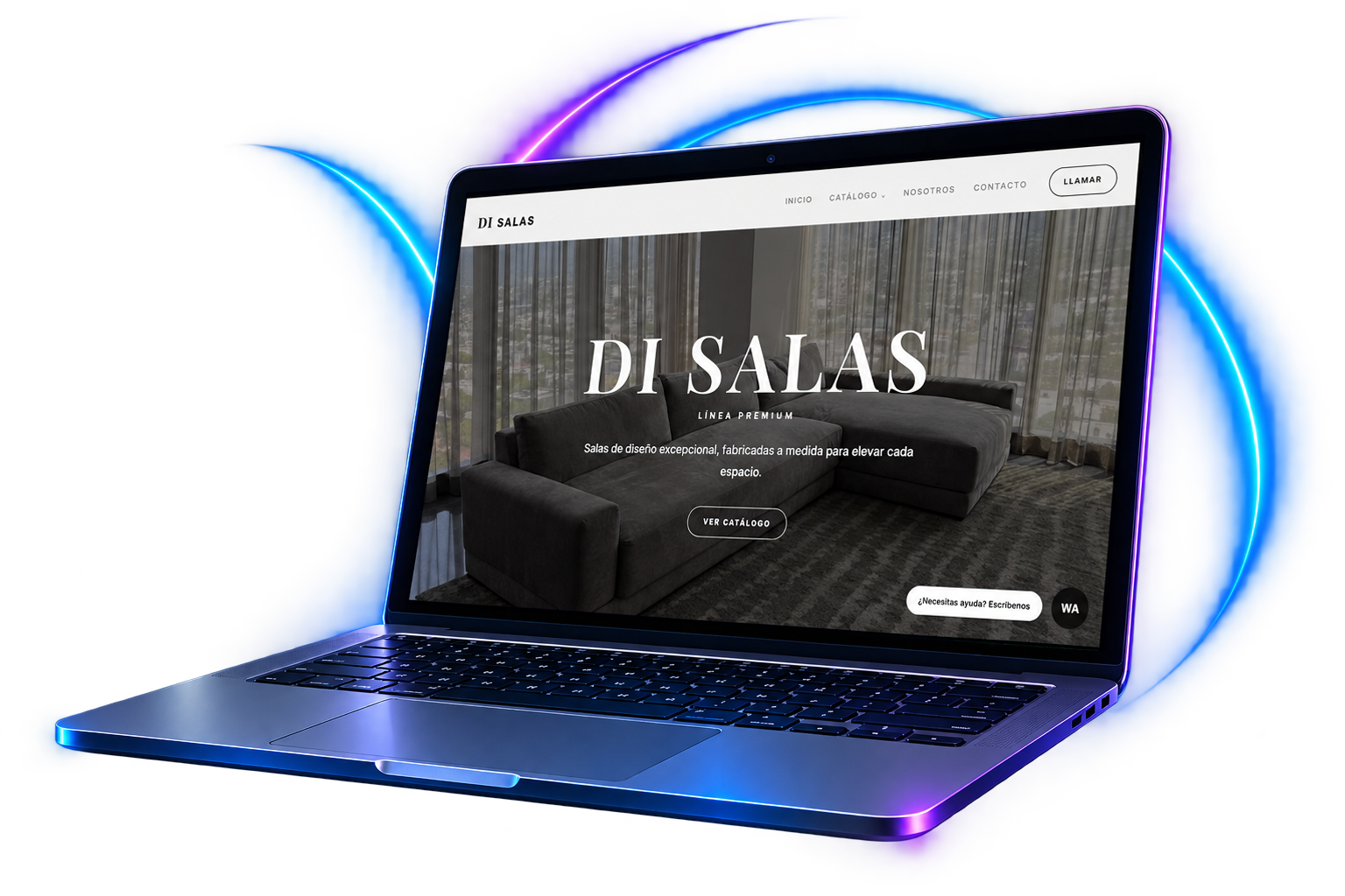 Proyecto web Disalas desarrollado por Nuvex