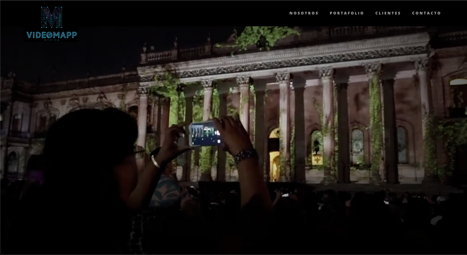 Landing web Videomapp México desarrollado por Nuvex
